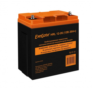 ���� ������ �������������� ������� ExeGate HRL 12-26 (12V 26Ah) EX285663RUS ��������-�������� ������������